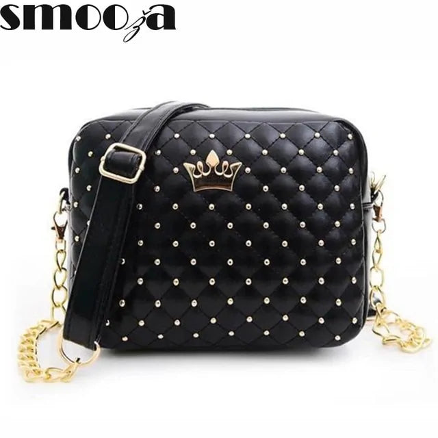 Rivet Chain Crown Bag